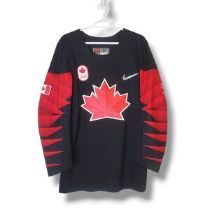 2018 Team Canada Olympic IIHF Nike Hockey Jersey Red Size S